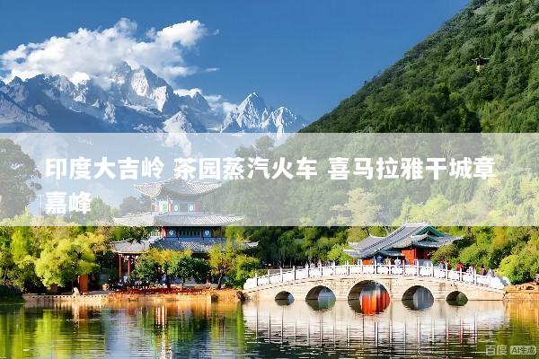 印度大吉岭 茶园蒸汽火车 喜马拉雅干城章嘉峰