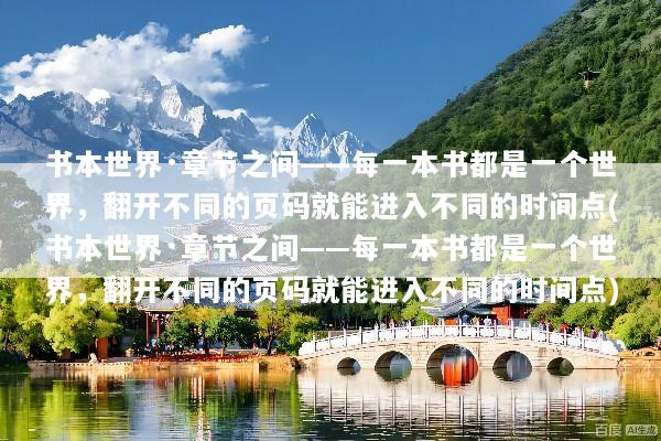 书本世界·章节之间——每一本书都是一个世界，翻开不同的页码就能进入不同的时间点(书本世界·章节之间——每一本书都是一个世界，翻开不同的页码就能进入不同的时间点)